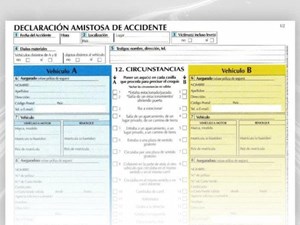 Declaración amistosa de accidentes de vehículos