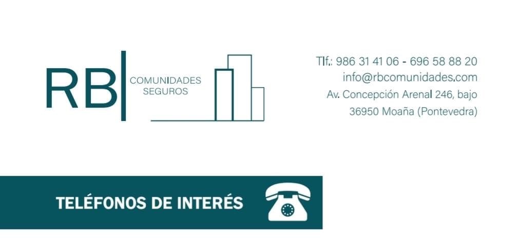 Documento con teléfonos de interés