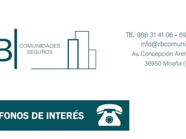 Documento con teléfonos de interés