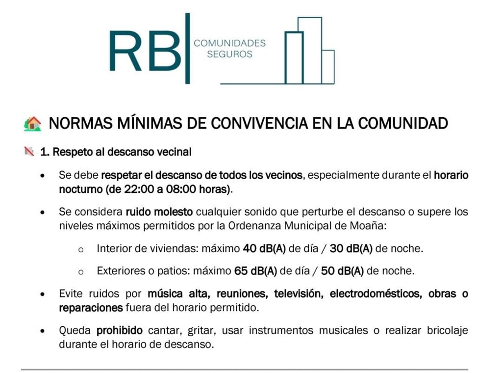 Normas de convivencia vecinal