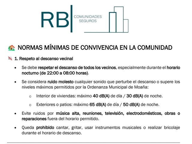 Normas de convivencia vecinal