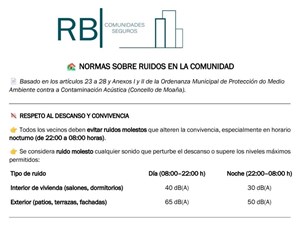 Normas sobre ruidos